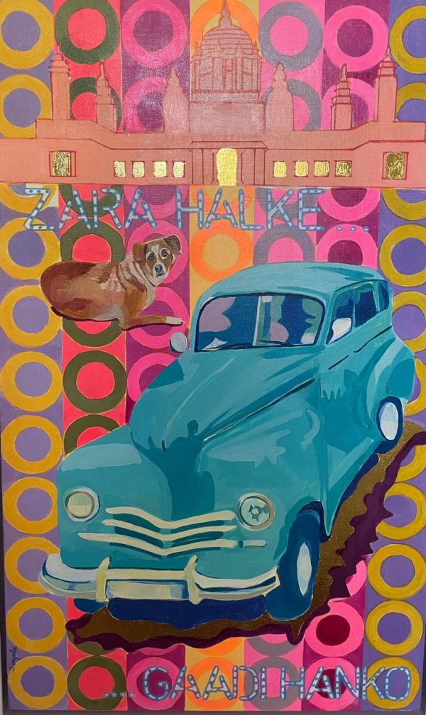 Acrylic on canvas - 3 ft × 3 ft